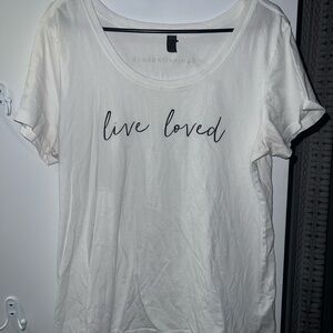 District White Relaxed Short Sleeve Tee